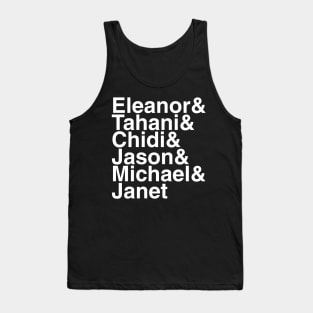 The Good Place Helvetica List Tank Top